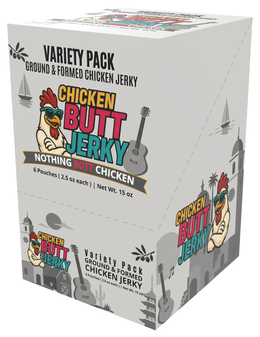 *PREORDER* Variety Pack Chicken Jerky 6-Pack