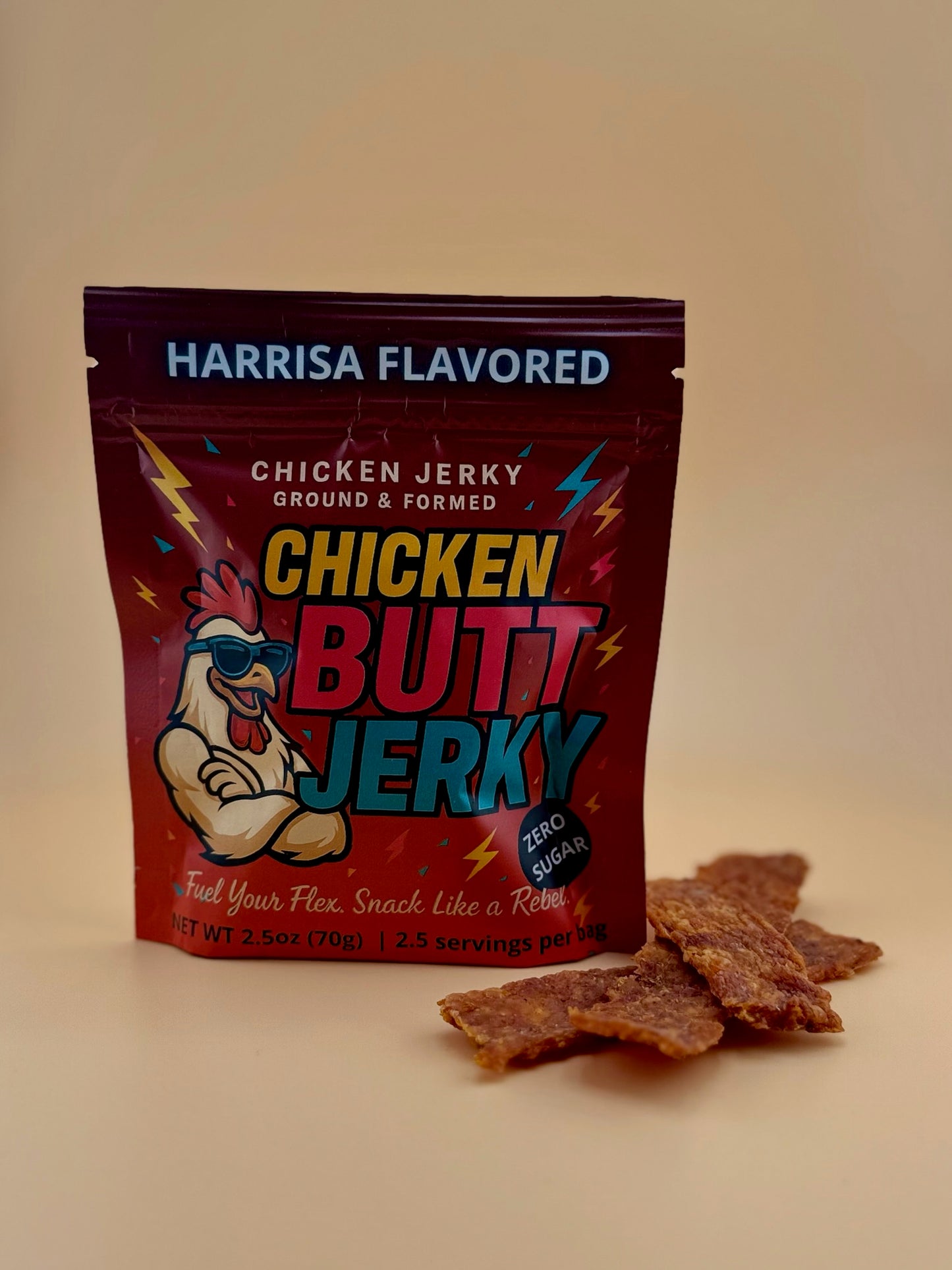 Harissa Chicken Jerky (2.5oz)
