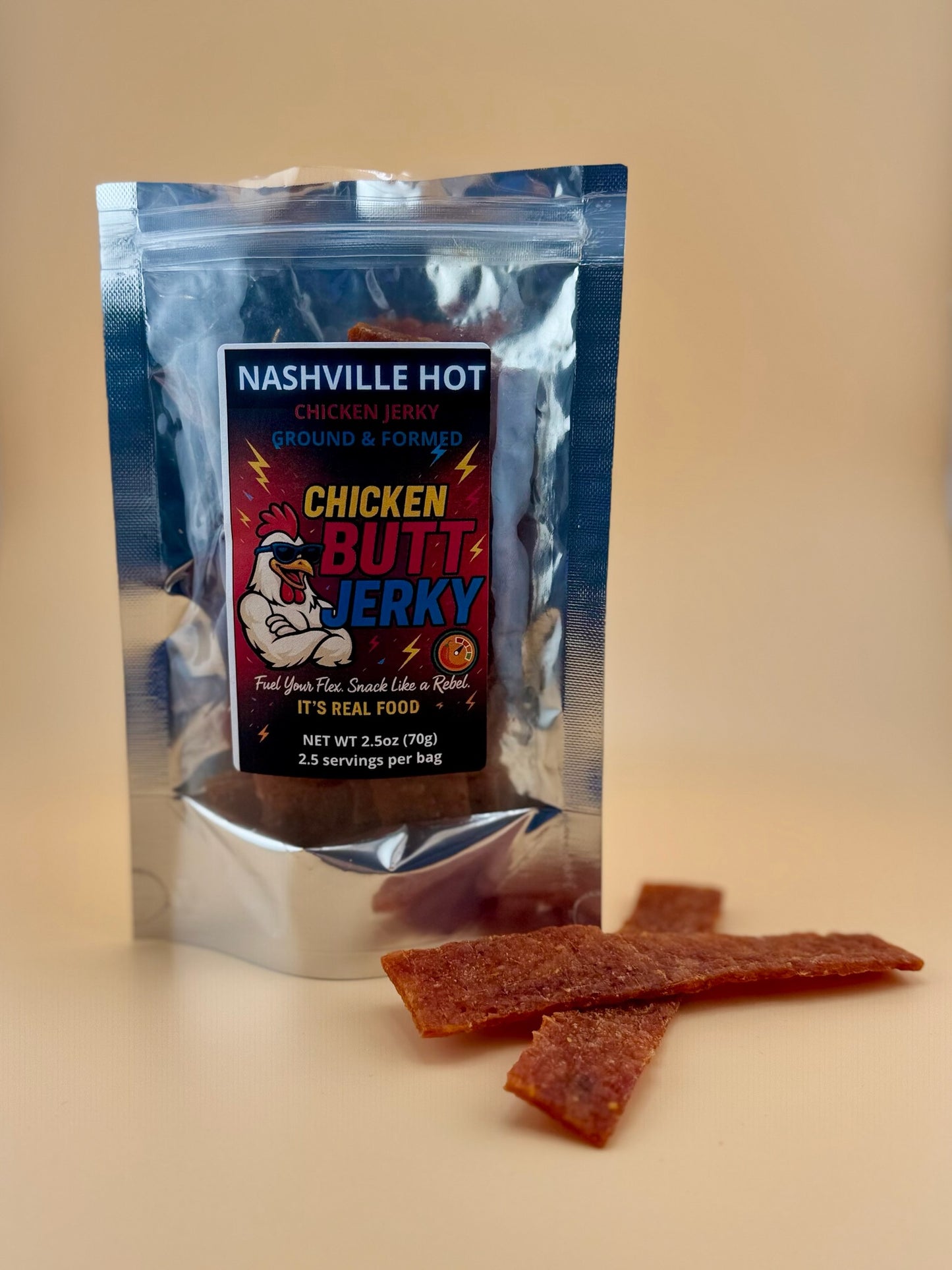 Nashville Hot Chicken Jerky (2.5oz)