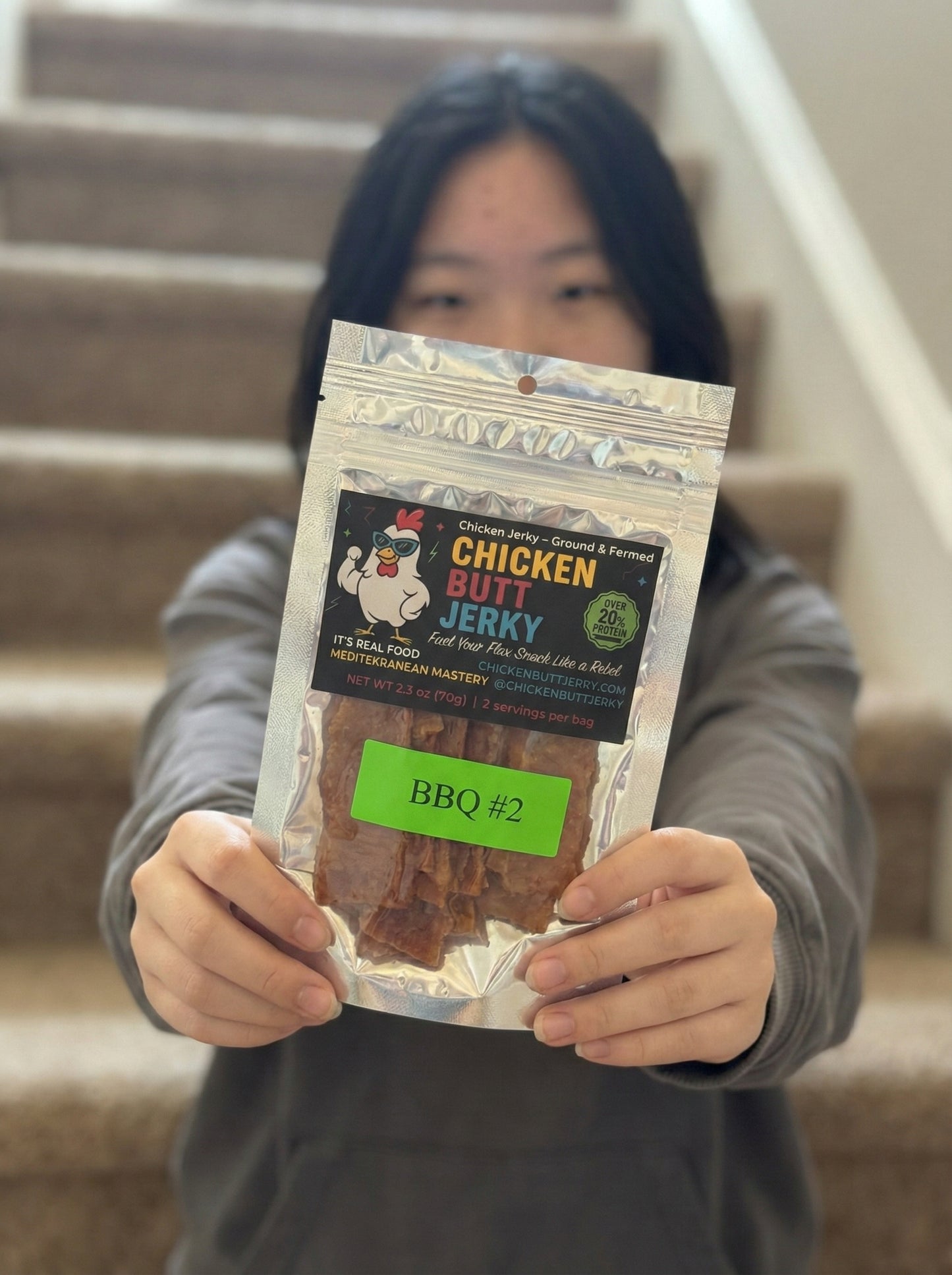 Sweet & Smoky BBQ Chicken Jerky (2.5oz)