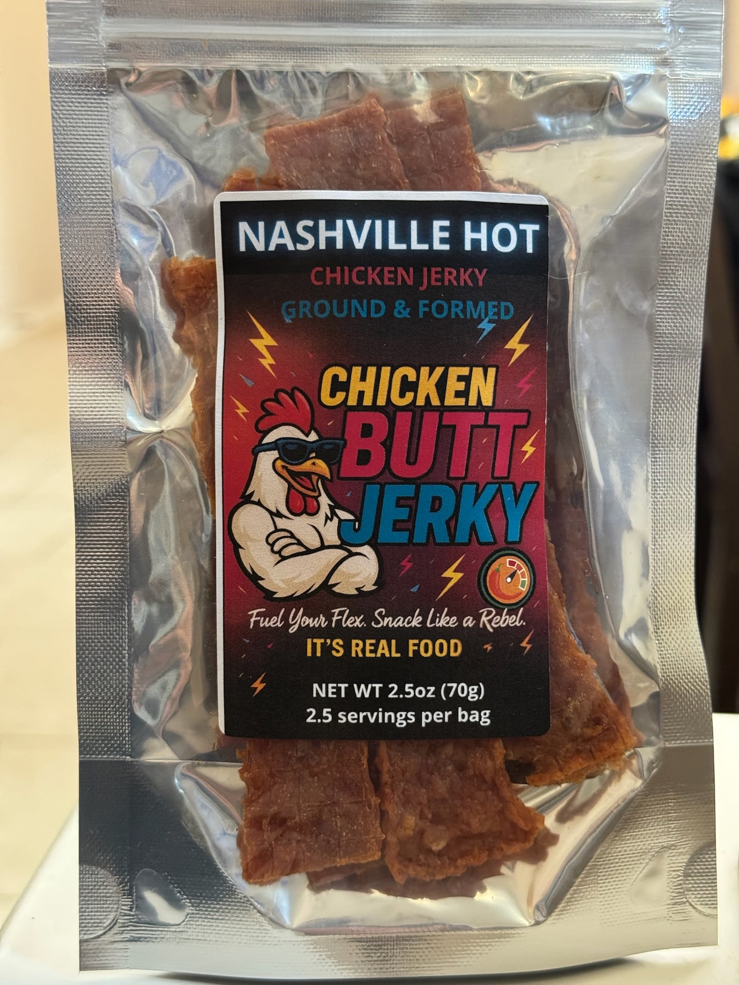 Nashville Hot Chicken Jerky (2.5oz)
