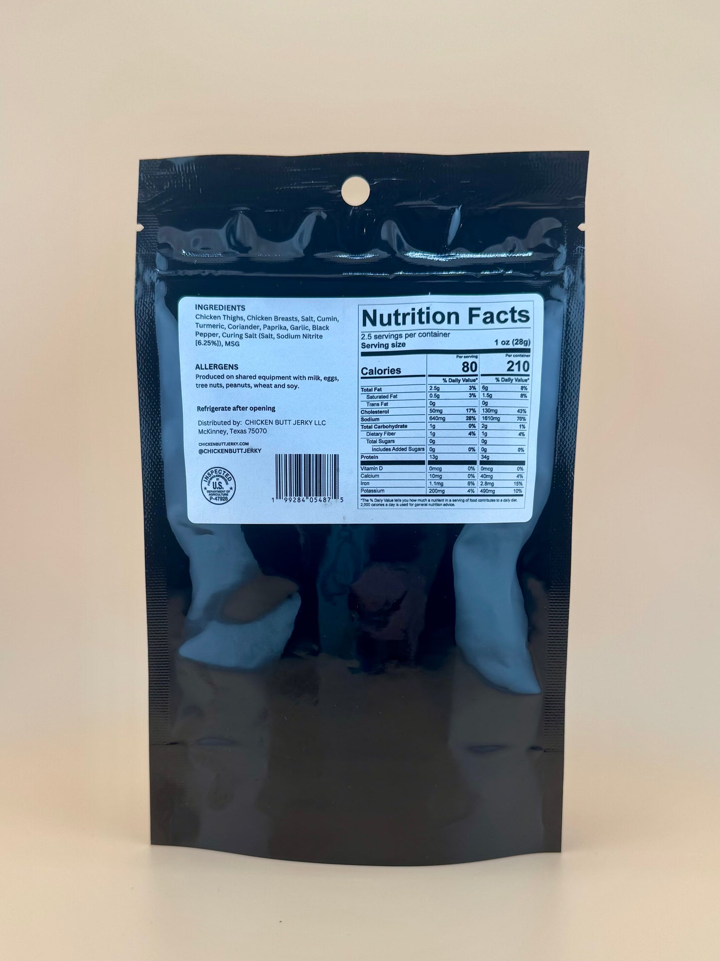 Old Jaffa Chicken Jerky (2.5oz)