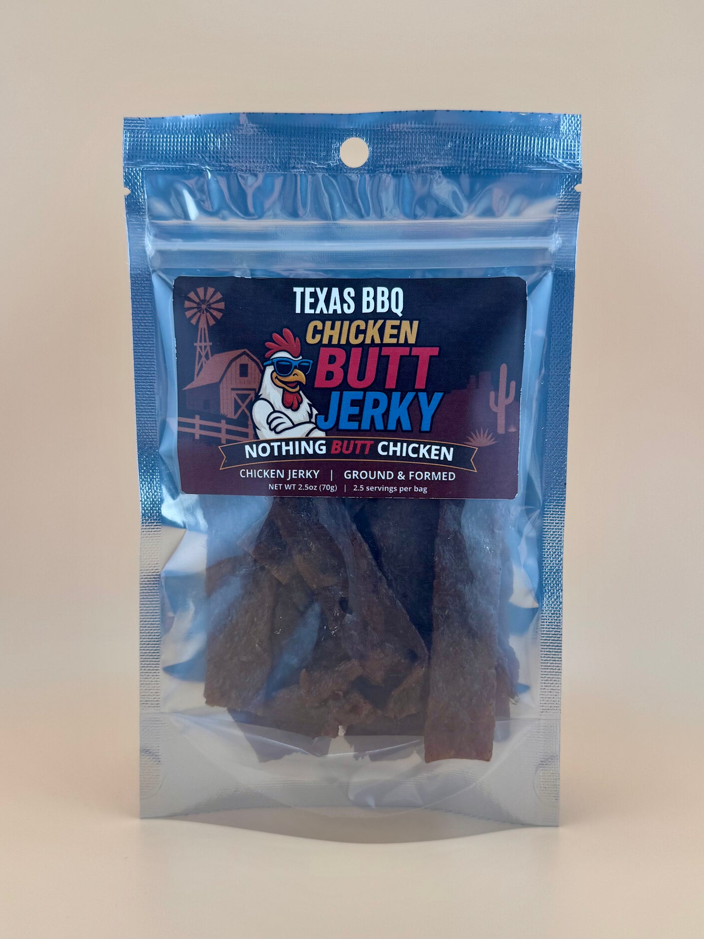 Texas BBQ Chicken Jerky (2.5oz)