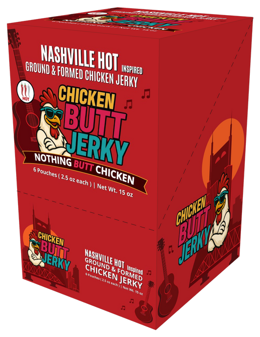 *PREORDER* Nashville Hot Chicken Jerky 6-Pack