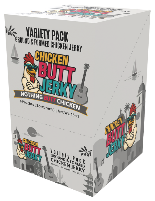 *PREORDER* Variety Pack Chicken Jerky 6-Pack