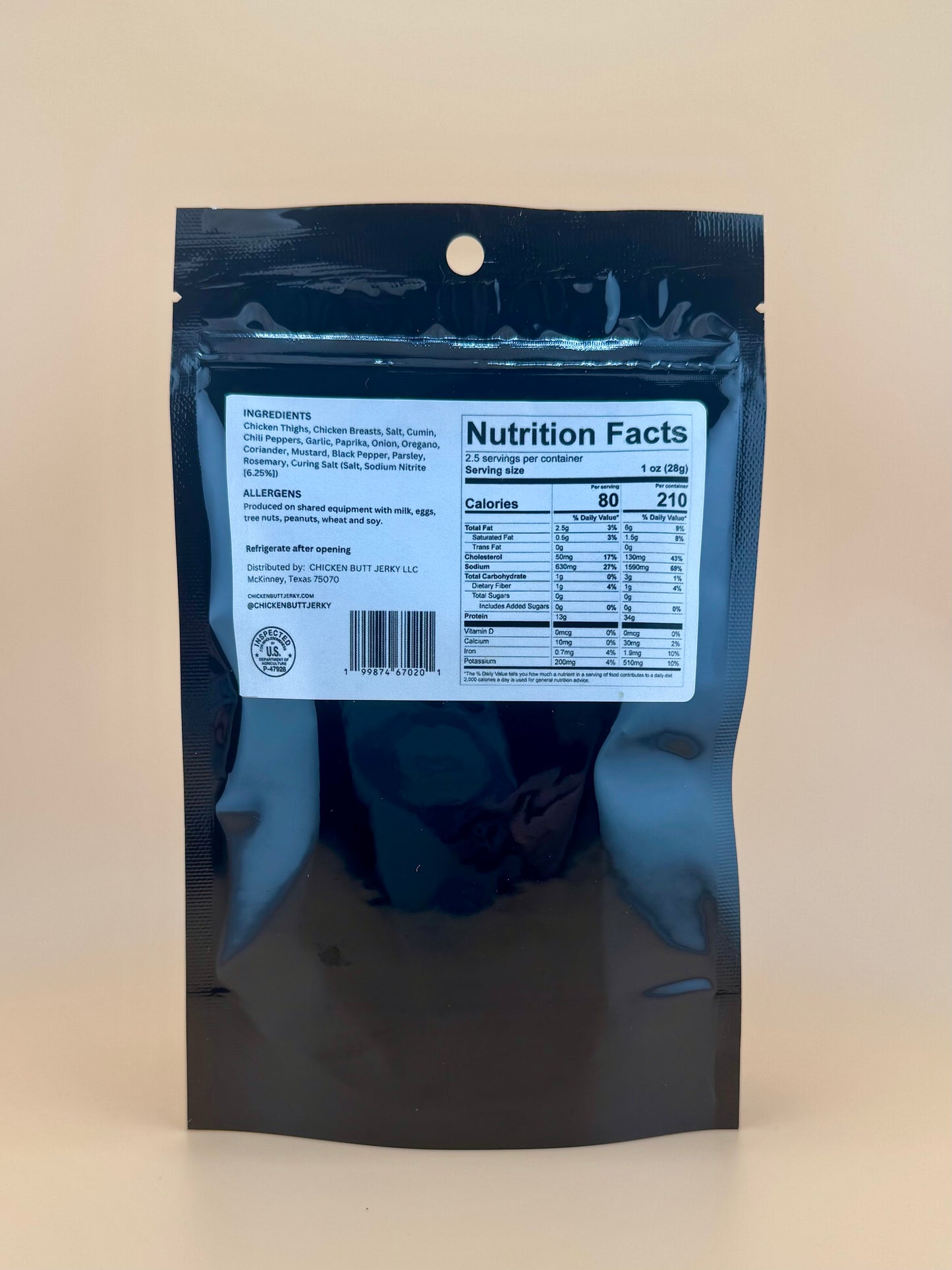 El Paso Chicken Jerky (2.5oz)
