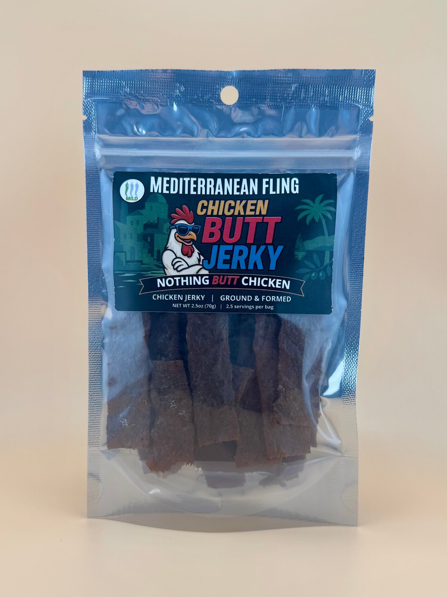 Mediterranean Fling Chicken Jerky (2.5oz)